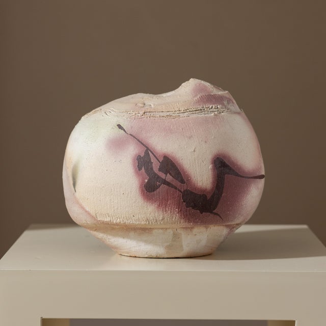 Ceramic Paul Soldner Abstract Expressionist Sculptural Ceramic Vessel For Sale - Image 7 of 14