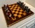 Chess Checker Board with Hand Crafted Ceramic Chess Pieces For Sale - Image 9 of 12