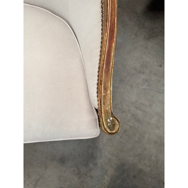 1930s Gilt Canape Settee, Attributed to Paul Follot Art Deco For Sale - Image 12 of 15