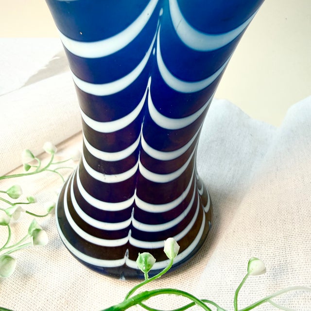 Vintage Mermaid Swirl Vase in Glass, 1970s For Sale - Image 9 of 18