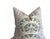 Textile Thibaut “Cairo” in Green Plush Down-Filled Complete 22" Pillow - Single For Sale - Image 7 of 7