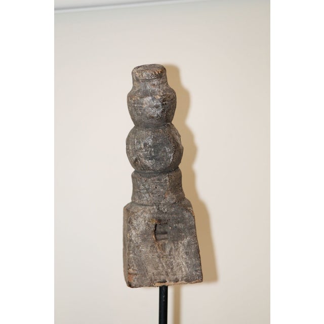 Wood A Pair of Architectural Salvaged Wood Sculptures For Sale - Image 7 of 14