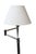 Mid-Century Modern Chrome Casella Floor Lamp With Swinging Arm and Empire Lampshade For Sale - Image 3 of 10