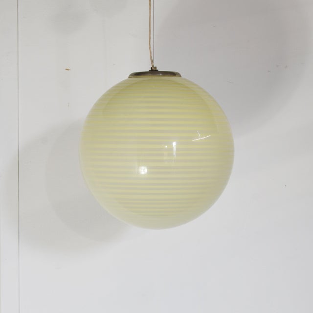 Venini Murano Glass Pendant, 1950s For Sale - Image 4 of 6