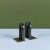 Metal Pair of Arch Bookends by Walter von Nessen for Chase USA For Sale - Image 7 of 18