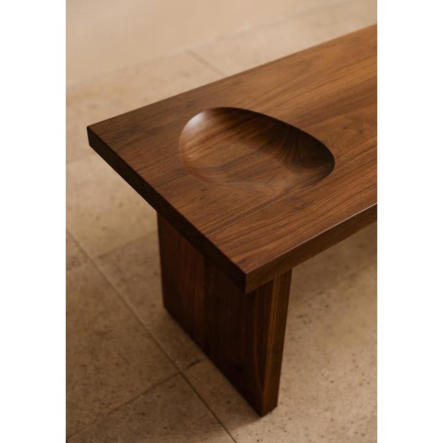 Wood Timber Mazer Bench by Tom Fereday For Sale - Image 7 of 9