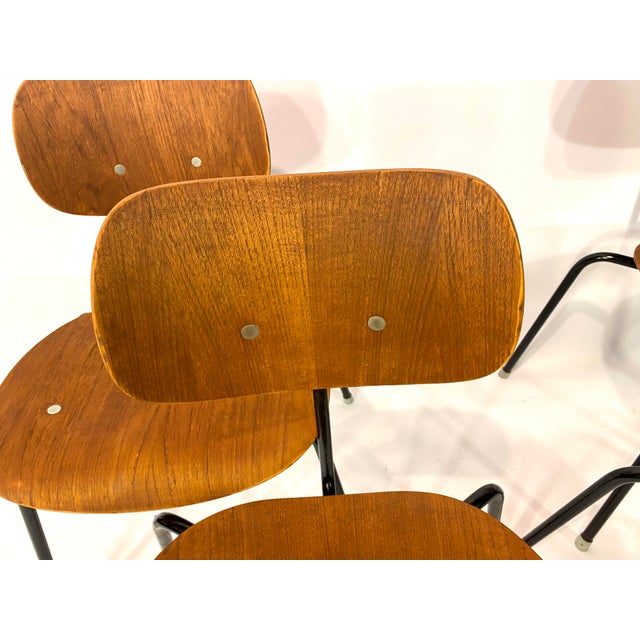 Black SE68 Chairs by Egon Eiermann for Wilde&Spieth, Set of 4 For Sale - Image 8 of 18