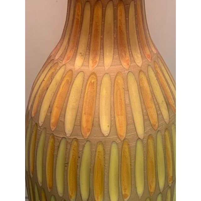 1960s Mid Century Italian Raymor Pottery Ceramic Lamp For Sale In Los Angeles - Image 6 of 8