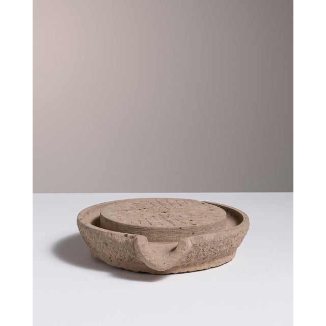19th Century Tan Sandstone Pedestal For Sale - Image 14 of 15