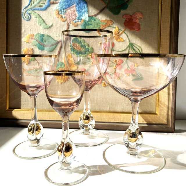 es De Champagne 　サックス　クリスタルガラス 1- Cambridge 704 Glass 4.5