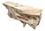 Andrianna Shamaris Impressive Bleached Teak Wood Root Console Table For Sale