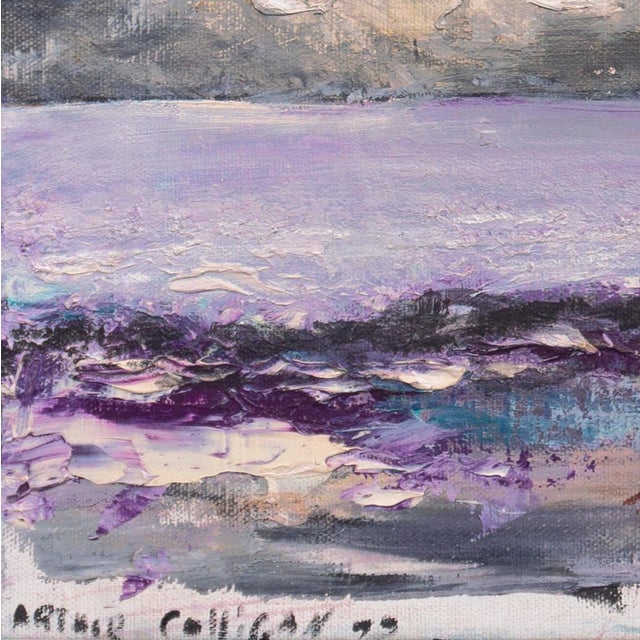 Signed lower left, 'Arthur Colligan' (American, 1925-2005) and indistinctly dated. Painted circa 1995; additionally...