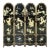 Vintage Chinese Screen With Mother Pearl Detail For Sale