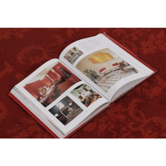 Antique Dutch Art Deco Rug, Rich Red With Floral Damask - Rug & Kilim For Sale - Image 9 of 10