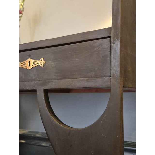 Sculptural Jugend Desk attributed to N. Boman for Oy, Finland, 1927 For Sale - Image 9 of 11