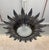 Spanish 1950s Sunburst Leaf Ceiling Fixture With Frosted Glass For Sale - Image 4 of 14