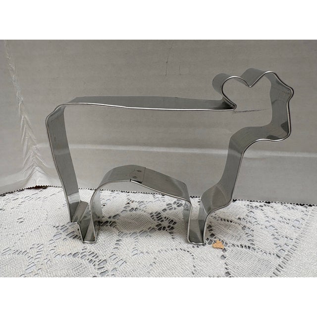 Sweet Set of Metal Farmhouse Cookie Cutters, Set of Five For Sale - Image 4 of 8