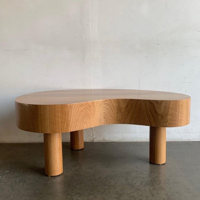 1980s MidCentury Modern Kidney Coffee Table Chairish