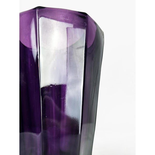 Vintage Art Deco Moser Glass Vase by Josef Hoffmann, 1920s For Sale - Image 15 of 17