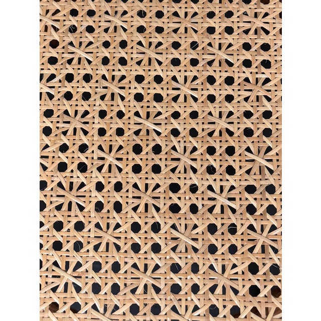Early 21st Century Bentwood Chair Hand Caned With Advanced Weave, Daisy and Button For Sale - Image 5 of 13