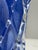 Handblown Cobalt Blue Art Glass Vase, Vintage For Sale - Image 9 of 12