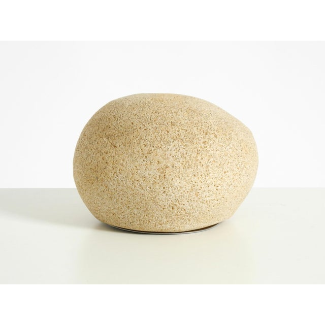 Beautiful original 1970s "moon rock" table lamp by andre cazenave. manufactured by tecta. Made in germany. Features the...