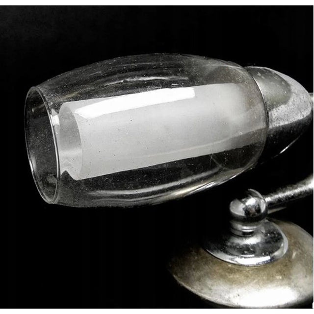 Art Deco Style Wall Lamp, Poland, 1970s, in Very Good conditions. Designed 1970 to 1979 European Plug (up to 250V).The...