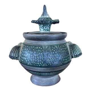 Vintage Handmade Studio Pottery With Handles For Sale
