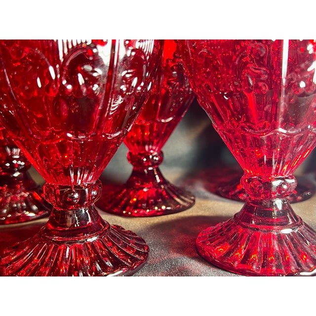 Fitz and Floyd Fitz and Floyd Trestle Goblets - Set of 12 For Sale - Image 4 of 5