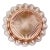Early 20th C Art Deco Hollywood Regency Boho Chic Pink Glass Starburst Platter. For Sale