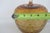 Amber Glass Apple Sculpture Large Mid Century Modern Honeycomb Pattern 5086b For Sale - Image 10 of 11