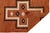 Elevate your hallway or entryway with this stunning modern Navajo-style wool runner. Featuring a rich terracotta orange...