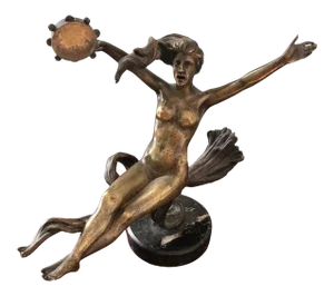 Jean Garnier (1853-1910) Art Nouveau Bronze Sculpture C.1890s