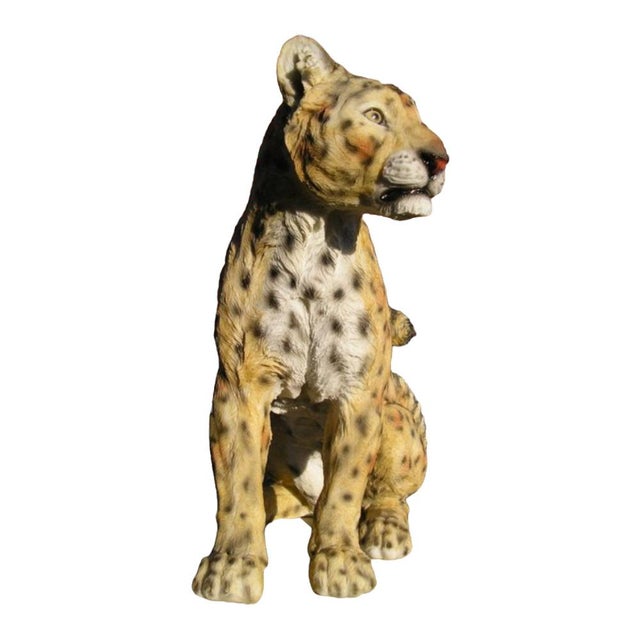 Resin Sculpture of a Panther, 2000s For Sale - Image 16 of 16