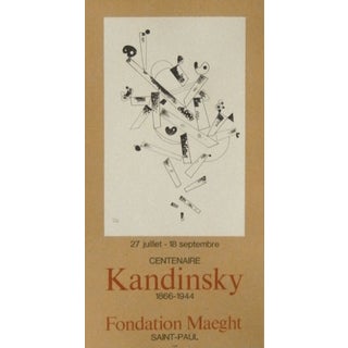 1960s Fondation Maeght Wassily Kandinsky Centenaire Poster For Sale