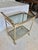 20th Century French Brass and Glass Bar Cart For Sale - Image 4 of 13