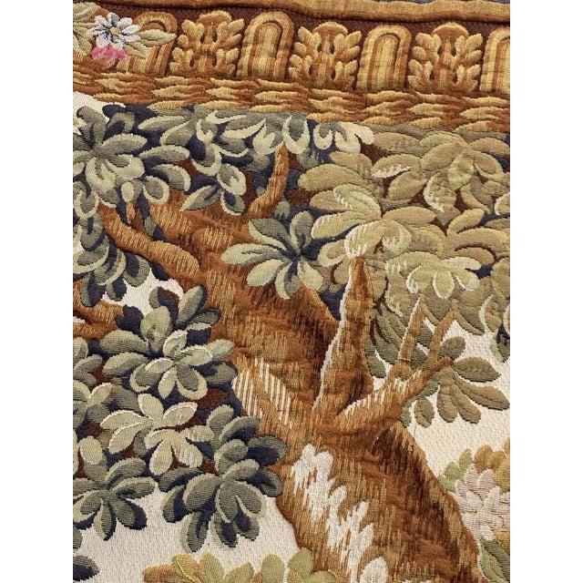 Vintage French Jacquard Halluin Tapestry, 1960s For Sale - Image 11 of 18