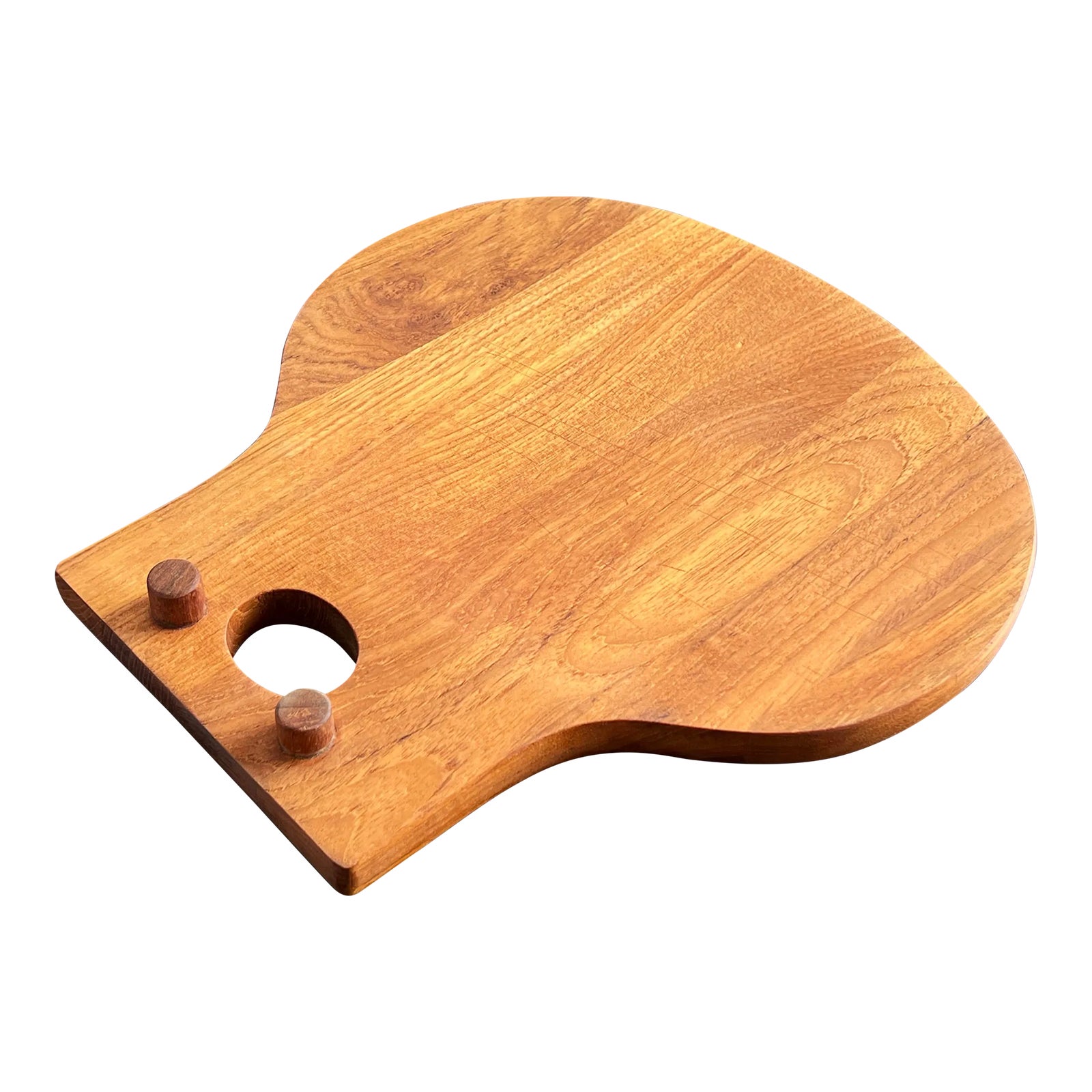 Vintage Mid Century Danish Teak Charcuterie / Cutting Board by Nissen