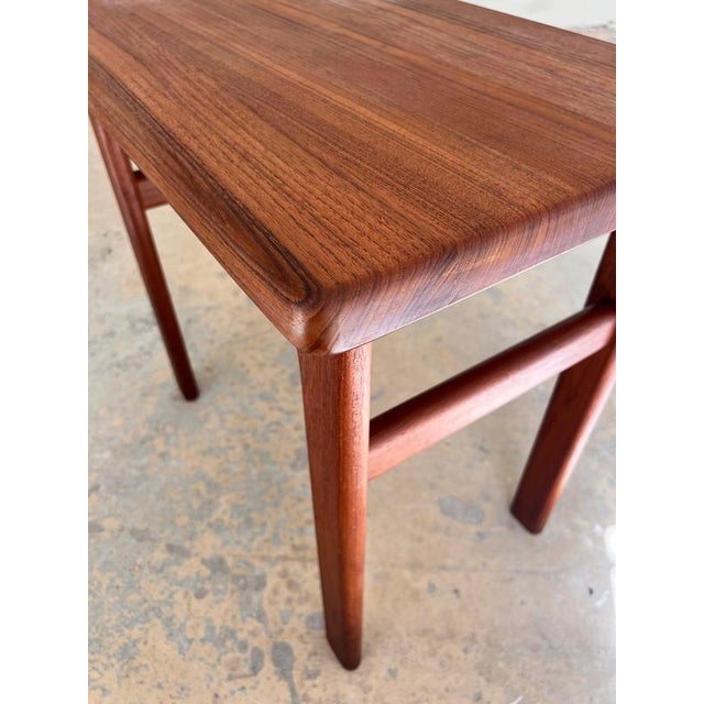 Teak Side Table by Niels Bach For Sale - Image 4 of 11