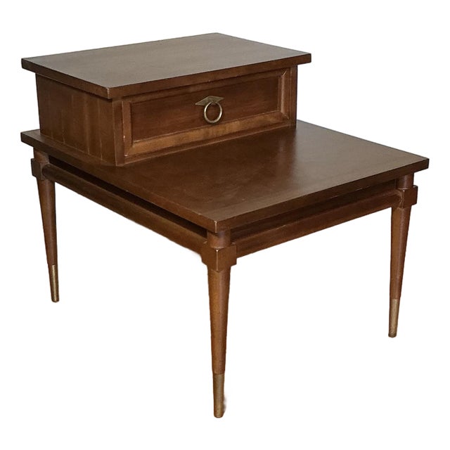 Vintage Inlaid Side Table by American of Martinsville, Circa 1960s For Sale