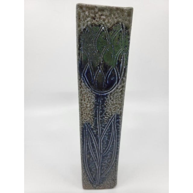 Soliflore Vase in French Sandstone by Jean Claude Monange, 1970 For Sale - Image 3 of 10