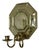 Mid-Century Swedish Octagonal Brass Double Arm Sconces, Set of 2 For Sale
