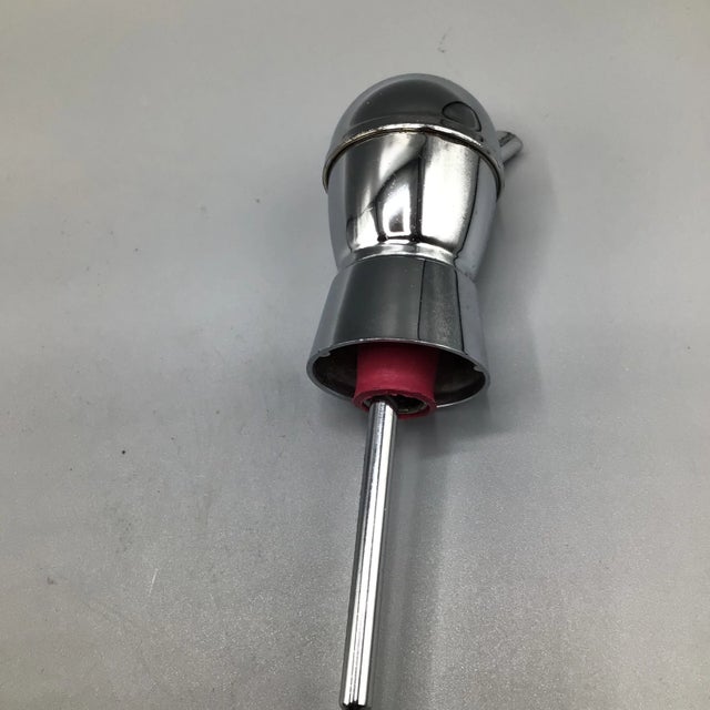 Pair of 1960s Mr. Bartender Chrome Pre Measured Pour Spouts in Original Box’s For Sale - Image 4 of 13