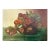Early 1900s Oil on Canvas Still Life of Roses - Unsigned For Sale