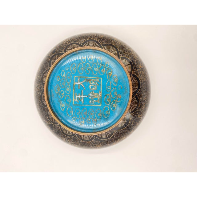 Mid-Century Copper and Enamel Bowl For Sale - Image 4 of 7