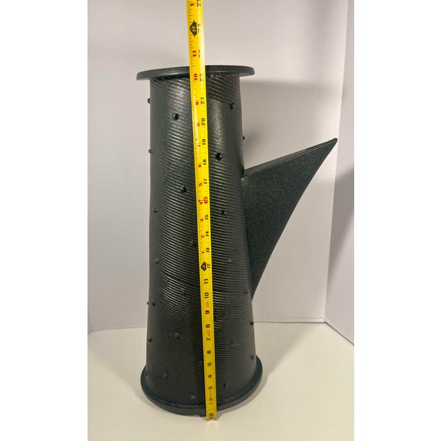 Vintage Masuo Ojima Massive Brutalist Ceramic Vase Teapot Form Japanese-American 22.5” For Sale - Image 13 of 13