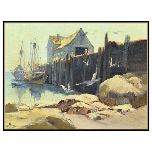 Message us to inquire about custom framing options! (Included for free with every purchase) The artwork here, "Gloucester...