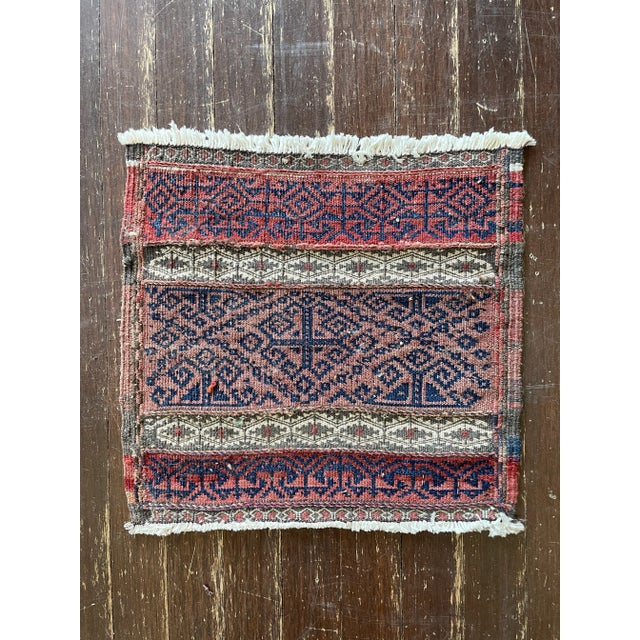 Textile Antique Azerbaijan Rug/ Bag Soumak Kilim For Sale - Image 7 of 7