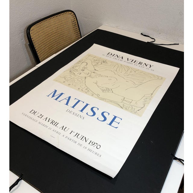 Matisse Drawings Exhibition Lithograph by Mourlot, 1970 For Sale - Image 11 of 15