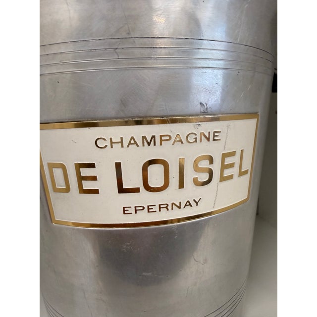 Art Deco Vintage French Champagne Bucket · De Loisel Épernay For Sale - Image 3 of 4